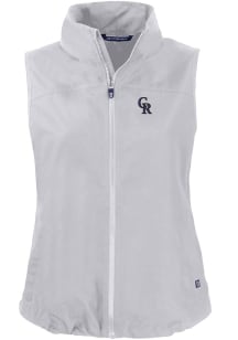 Cutter and Buck Colorado Rockies Womens Grey Charter Vest