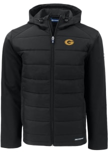 Cutter and Buck Grambling State Tigers Mens Black Evoke Hood Big and Tall Lined Jacket