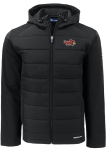 Cutter and Buck Illinois State Redbirds Mens Black Evoke Hood Big and Tall Lined Jacket