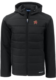 Cutter and Buck Maryland Terrapins Mens Black Evoke Hood Big and Tall Lined Jacket