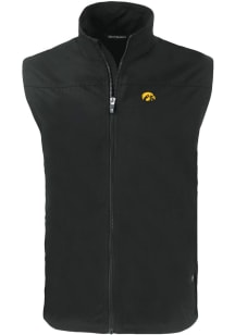 Black Iowa Hawkeyes Cutter and Buck Big and Tall Charter Mens Vest