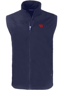 Cutter and Buck Dayton Flyers Big and Tall Navy Blue Charter Mens Vest