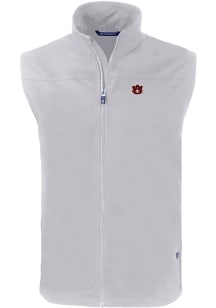 Cutter and Buck Auburn Tigers Big and Tall Grey Charter Mens Vest