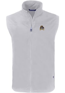 Cutter and Buck East Carolina Pirates Big and Tall Grey Charter Mens Vest