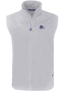 Cutter and Buck Fresno State Bulldogs Big and Tall Grey Charter Mens Vest