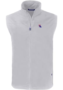 Cutter and Buck Louisiana Tech Bulldogs Big and Tall Grey Charter Mens Vest