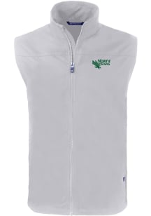 Cutter and Buck North Texas Mean Green Big and Tall Grey Charter Mens Vest