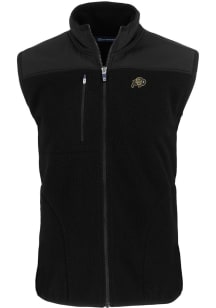 Cutter and Buck Colorado Buffaloes Mens Black Cascade Sherpa Big and Tall Vest