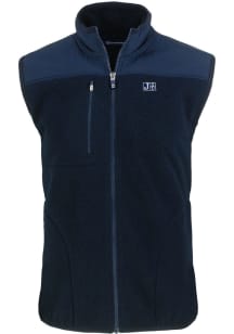 Cutter and Buck Jackson State Tigers Mens Navy Blue Cascade Sherpa Big and Tall Vest