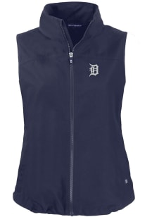 Cutter and Buck Detroit Tigers Womens Navy Blue Charter Vest