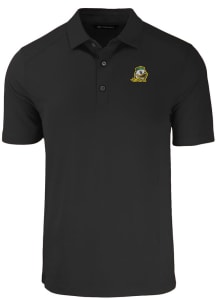 Cutter and Buck Oregon Ducks Mens Black Forge Short Sleeve Polo