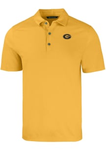 Cutter and Buck Grambling State Tigers Mens Gold Forge Short Sleeve Polo