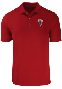 Cutter and Buck Howard Bison Mens Red Forge Short Sleeve Polo