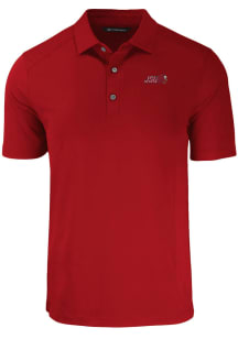 Cutter and Buck Jacksonville State Gamecocks Mens Red Forge Short Sleeve Polo
