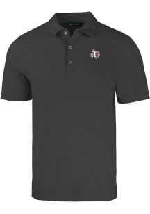 Cutter and Buck Texas Southern Tigers Mens Black Forge Short Sleeve Polo