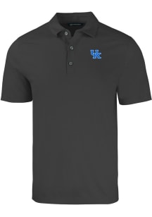 Cutter and Buck Kentucky Wildcats Mens Black Forge Short Sleeve Polo