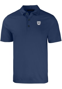 Cutter and Buck Butler Bulldogs Mens Navy Blue Forge Short Sleeve Polo