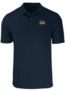 Cutter and Buck Drexel Dragons Mens Navy Blue Forge Short Sleeve Polo