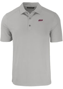 Cutter and Buck Eastern Kentucky Colonels Mens Grey Forge Short Sleeve Polo
