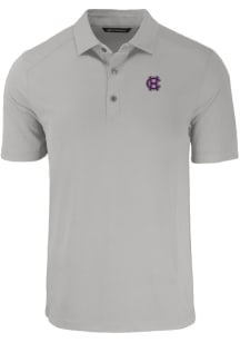 Cutter and Buck Holy Cross Crusaders Mens Grey Forge Short Sleeve Polo