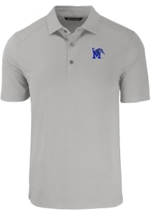 Cutter and Buck Memphis Tigers Mens Grey Forge Short Sleeve Polo