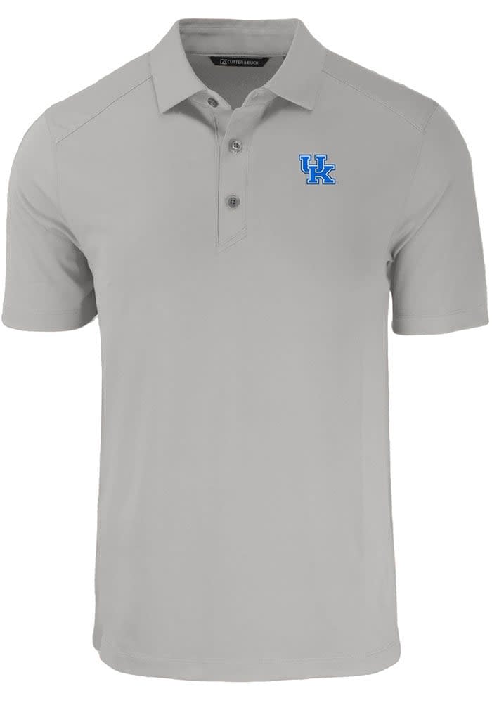 Cutter and Buck Kentucky Wildcats Mens Forge Recycled Short Sleeve Polo