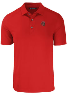 Cutter and Buck Cornell Big Red Mens Red Forge Short Sleeve Polo