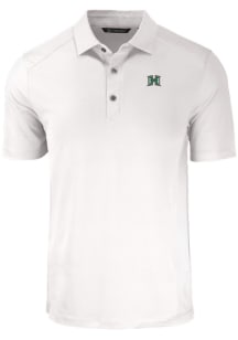 Cutter and Buck Hawaii Warriors Mens White Forge Short Sleeve Polo