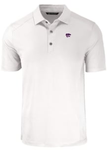 Cutter and Buck K-State Wildcats Mens White Forge Short Sleeve Polo