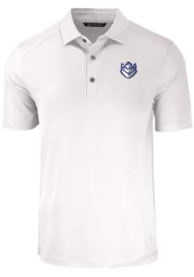 Cutter and Buck Saint Louis Billikens Mens White Forge Short Sleeve Polo