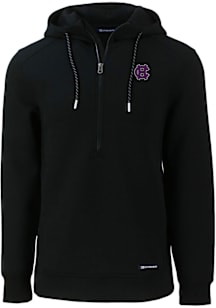 Cutter and Buck Holy Cross Crusaders Mens Black Roam Long Sleeve Hoodie
