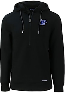 Cutter and Buck Memphis Tigers Mens Black Roam Long Sleeve Hoodie
