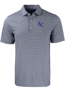 Cutter and Buck Kansas City Royals Big and Tall Navy Blue Forge Double Stripe Big and Tall Golf ..