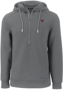 Cutter and Buck Boston College Eagles Mens Grey Roam Long Sleeve Hoodie