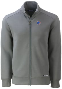 Cutter and Buck Boise State Broncos Mens Grey Roam Light Weight Jacket