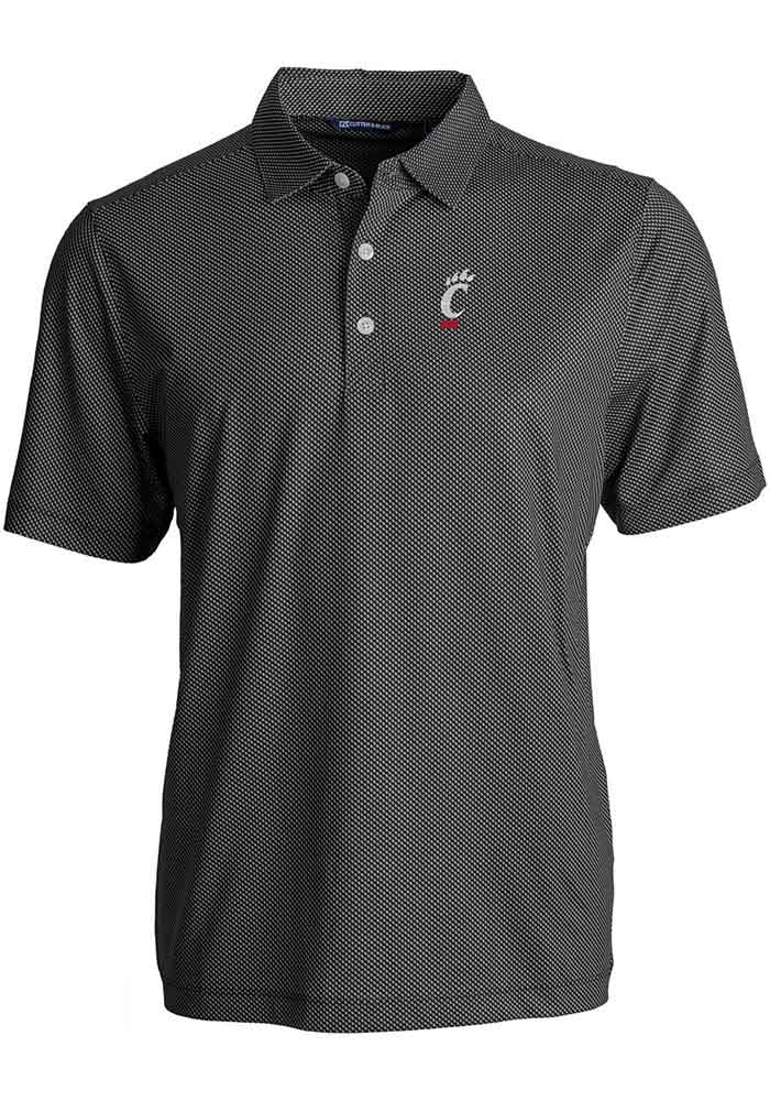 Cutter and Buck Cincinnati Bearcats Mens Pike Symmetry Short Sleeve Polo