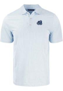Cutter and Buck Old Dominion Monarchs Mens Light Blue Pike Symmetry Short Sleeve Polo