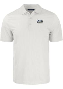 Cutter and Buck Georgia Southern Eagles Mens White Pike Symmetry Short Sleeve Polo