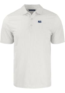 Cutter and Buck Jackson State Tigers Mens White Pike Symmetry Short Sleeve Polo