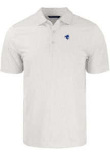 Cutter and Buck Seton Hall Pirates Mens White Pike Symmetry Short Sleeve Polo