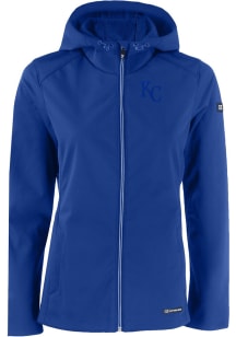 Cutter and Buck Kansas City Royals Womens Blue Evoke Light Weight Jacket