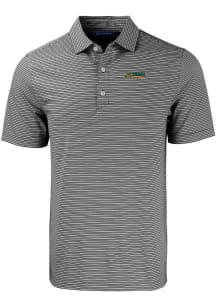 Cutter and Buck Florida A&amp;M Rattlers Mens Black Forge Double Stripe Short Sleeve Polo