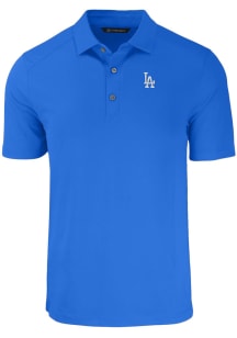 Cutter and Buck Los Angeles Dodgers Big and Tall Blue Forge Big and Tall Golf Shirt