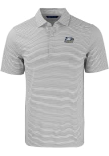 Cutter and Buck Georgia Southern Eagles Mens Grey Forge Double Stripe Short Sleeve Polo