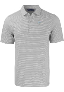 Cutter and Buck Southern University Jaguars Mens Grey Forge Double Stripe Short Sleeve Polo