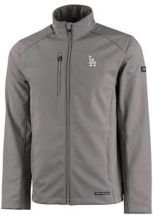 Cutter and Buck Los Angeles Dodgers Mens Grey Evoke Light Weight Jacket