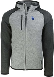 Cutter and Buck Los Angeles Dodgers Mens Grey Mainsail Light Weight Jacket