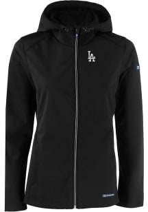 Cutter and Buck Los Angeles Dodgers Womens Black Evoke Light Weight Jacket