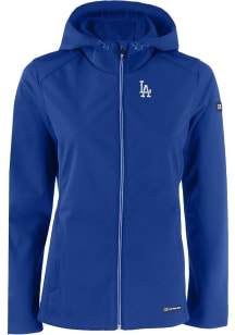 Cutter and Buck Los Angeles Dodgers Womens Blue Evoke Light Weight Jacket