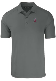 Cutter and Buck Los Angeles Angels Big and Tall Grey Forge Big and Tall Golf Shirt